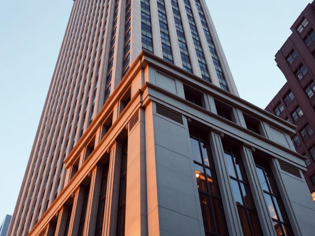 Lower Manhattan architectural detail